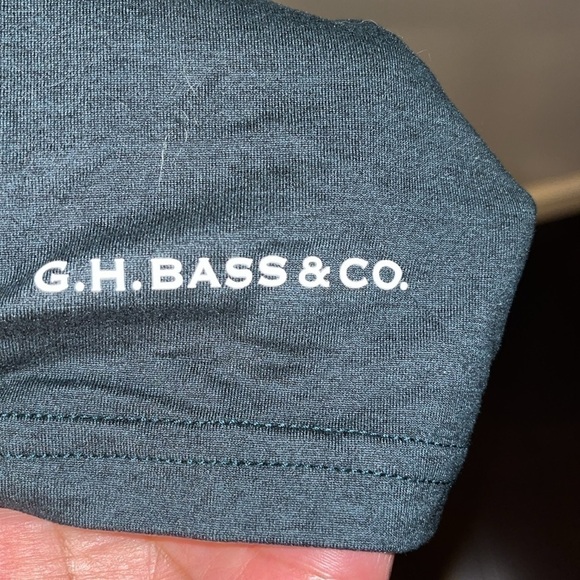 G.H Bass Performance Polo Long sleeve shirt Quick Dry, Green UPF-50 size medium - Picture 5 of 8